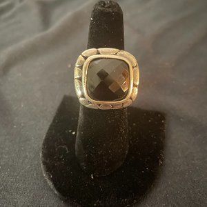 Sterling Silver Smoky Topaz Ring